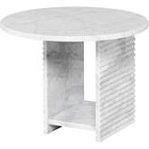 Mya Coffee Table in Honed Bianco Marble